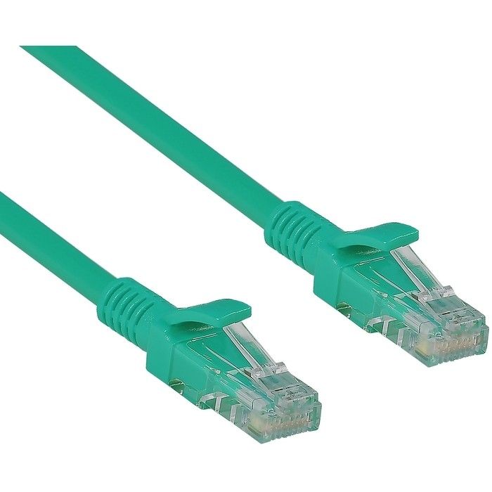 Exegate EX258675RUS Патч-корд UTP-RJ45-RJ45-5e-2M-GN, UTP, cat.5e, 2м, зеленый