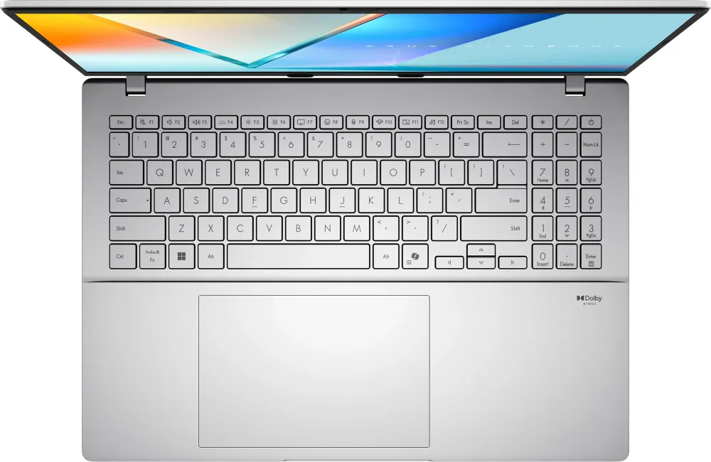 Ноутбук Asus VivoBook S16 S3607AA-SH097 Core Ultra 5 325 16Gb SSD1Tb Intel Arc 16" OLED WUXGA (1920x1200) без ОС silver WiFi BT Cam (90NB1731-M00810)