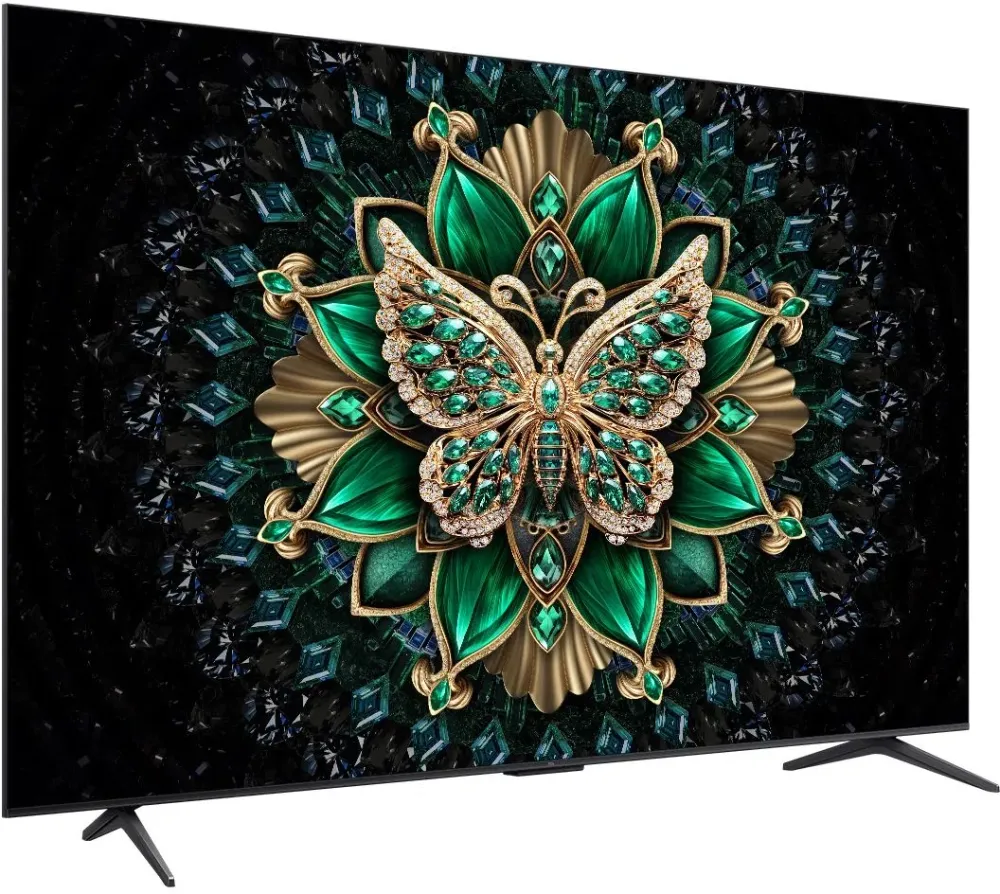Телевизор LED TCL 75" 75C6K QD-Mini LED черный 4K Ultra HD 144Hz MEMC DVB-T DVB-T2 DVB-C DVB-S DVB-S2 USB WiFi Smart TV (RUS)