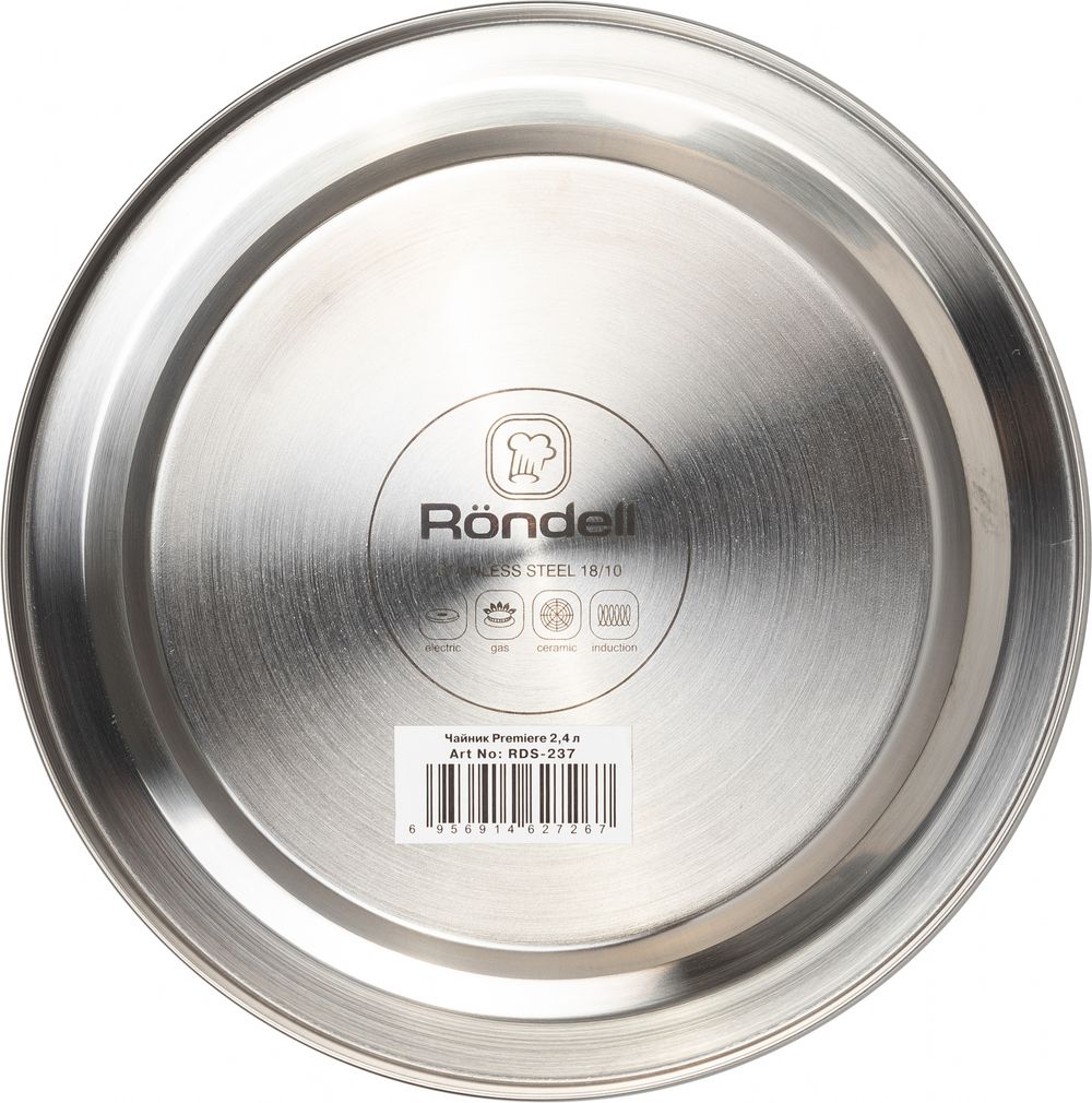 Чайник металлический Rondell Premiere RDS-237 2.4л. стальной