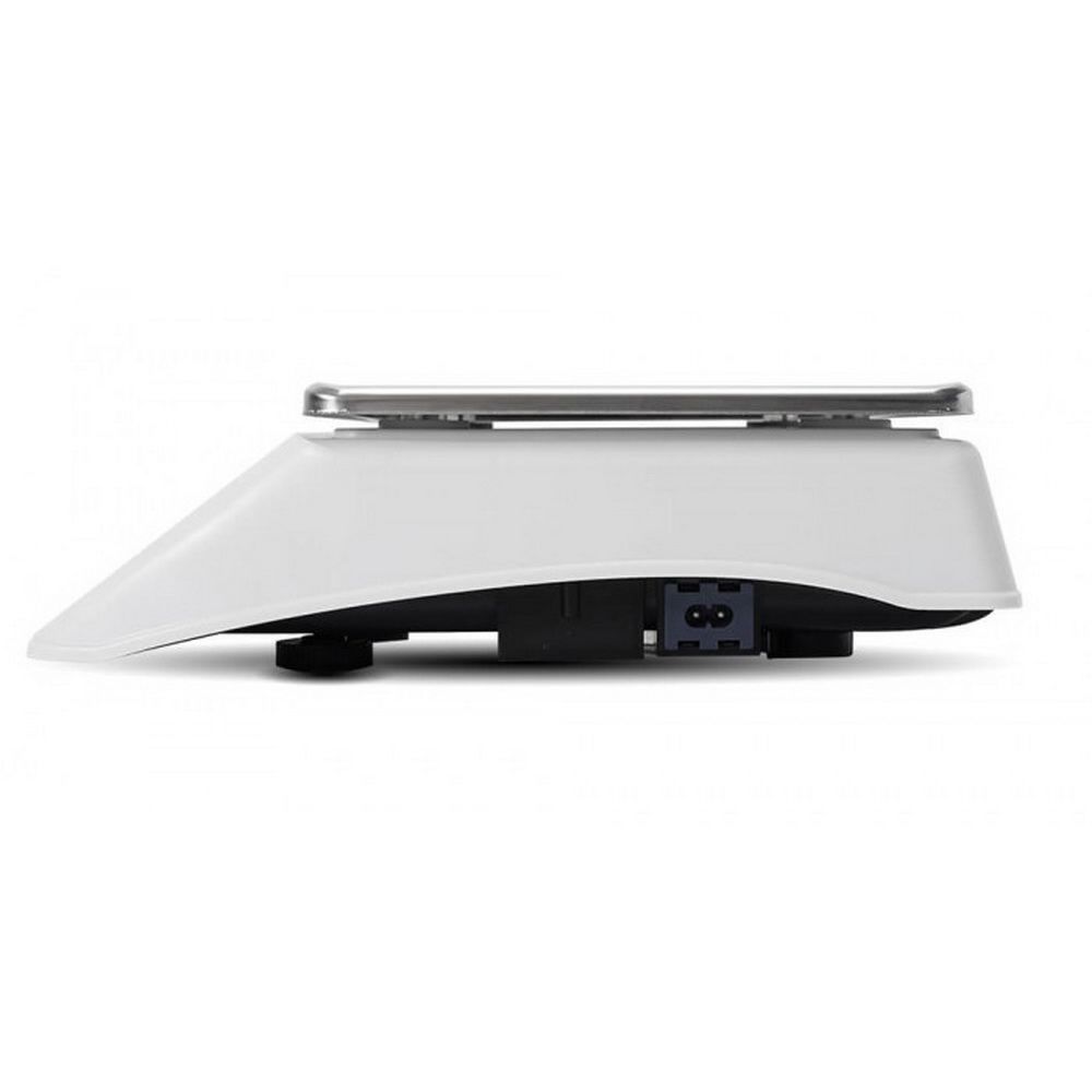 Торговые настольные весы M-ER 223 AC-15.2 "Mary" LCD, белые, 15кг. (3621)