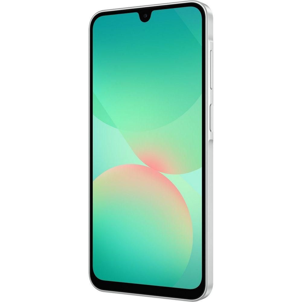 Смартфон Samsung SM-A266B Galaxy A26 5G 256Gb 8Gb белый моноблок 3G 4G 2Sim 6.7" 1080x2340 Android 15 50Mpix 802.11 a/b/g/n/ac NFC GPS GSM900/1800 GSM1900 Protect microSD max2048Gb