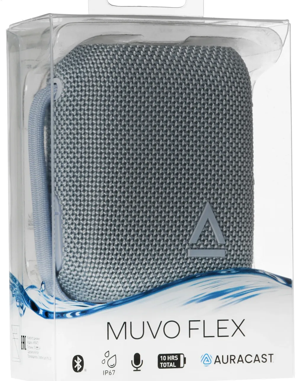 Колонка порт. Creative MUVO FLEX серый 10W 1.0 BT 10м (51MF8475AA002)