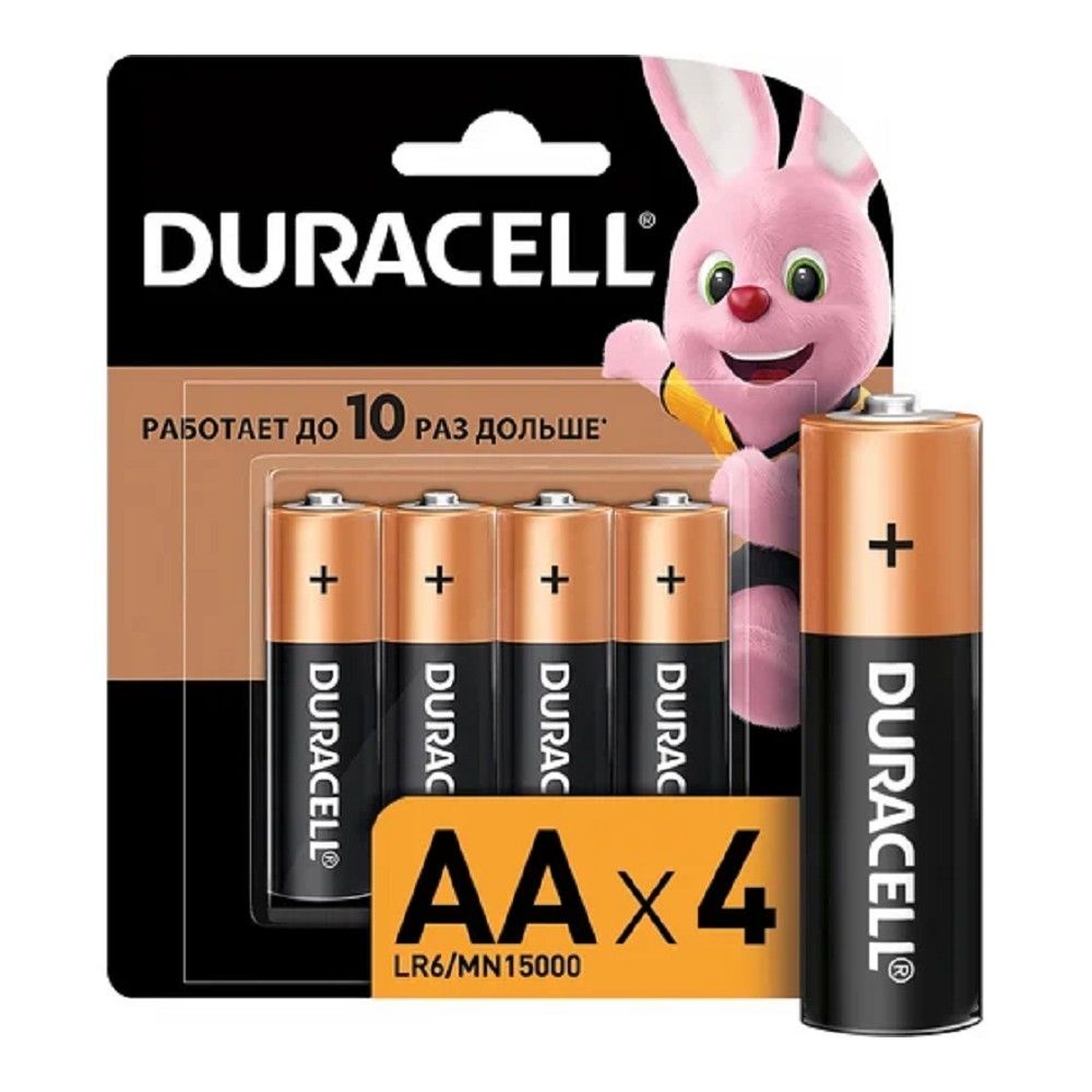 DURACELL LR6-4BL BASIC CN (48/192/18816) (4 шт в уп-ке)
