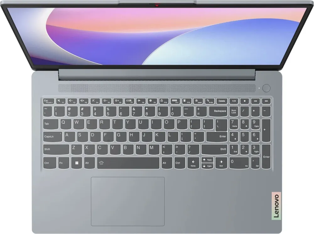 Ноутбук Lenovo IdeaPad Slim 3 15IAH8 Core i5 12450H 16Gb SSD512Gb Intel UHD Graphics 15.6" IPS FHD (1920x1080) без ОС grey WiFi BT Cam (83ER00H0UE)