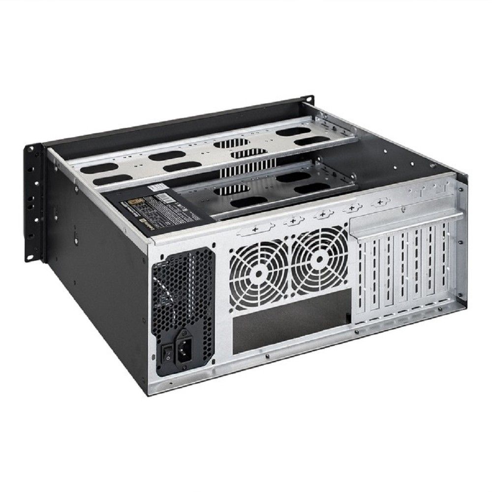 Exegate EX293674RUS Серверный корпус ExeGate Pro 4U300-08 <RM 19", высота 4U, глубина 300, БП 700PPH-SE 80 PLUS® Bronze, USB>