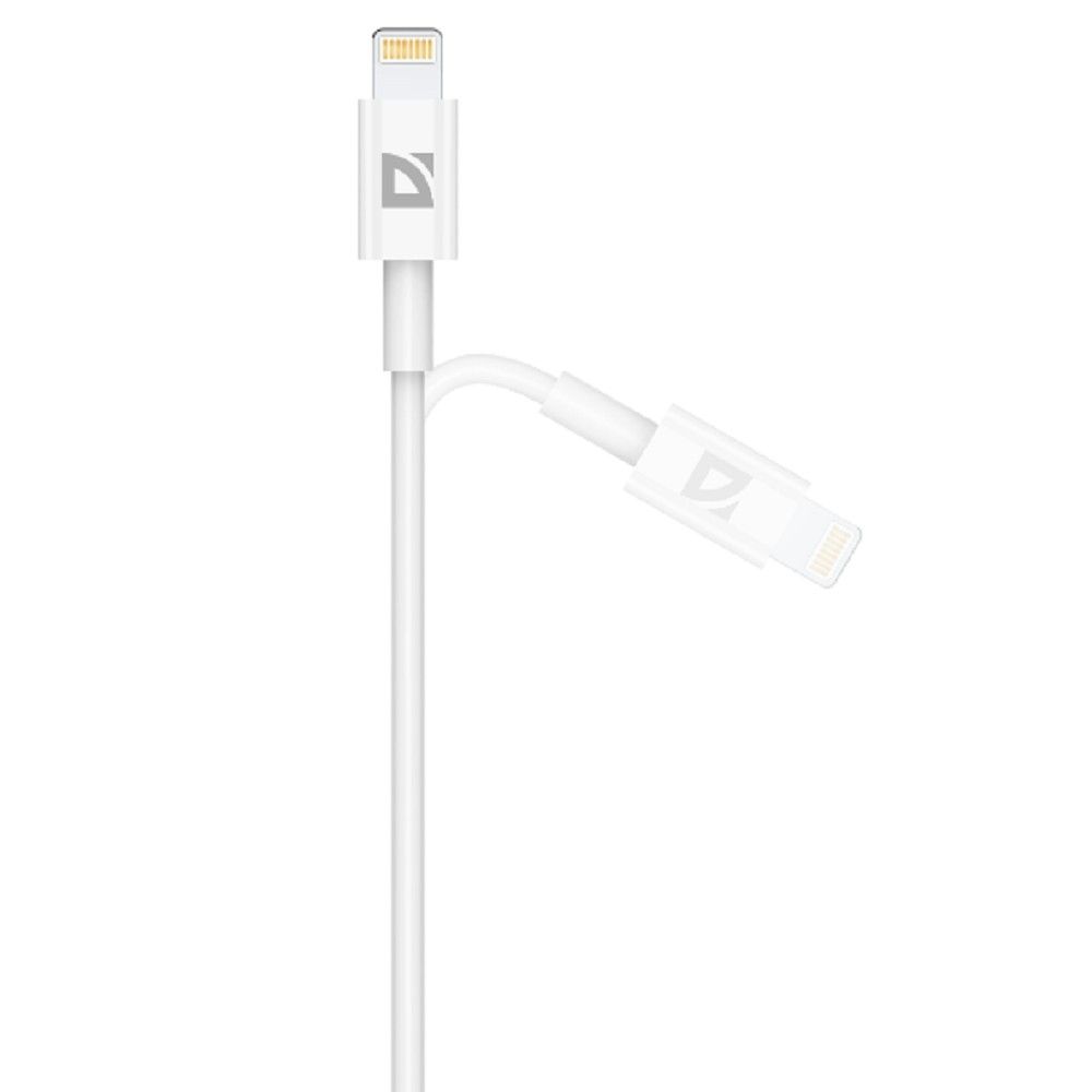 Defender USB кабель F182 TypeC-Lightning 2м, 20Вт, PD, TPE,белый, пакет (87539)