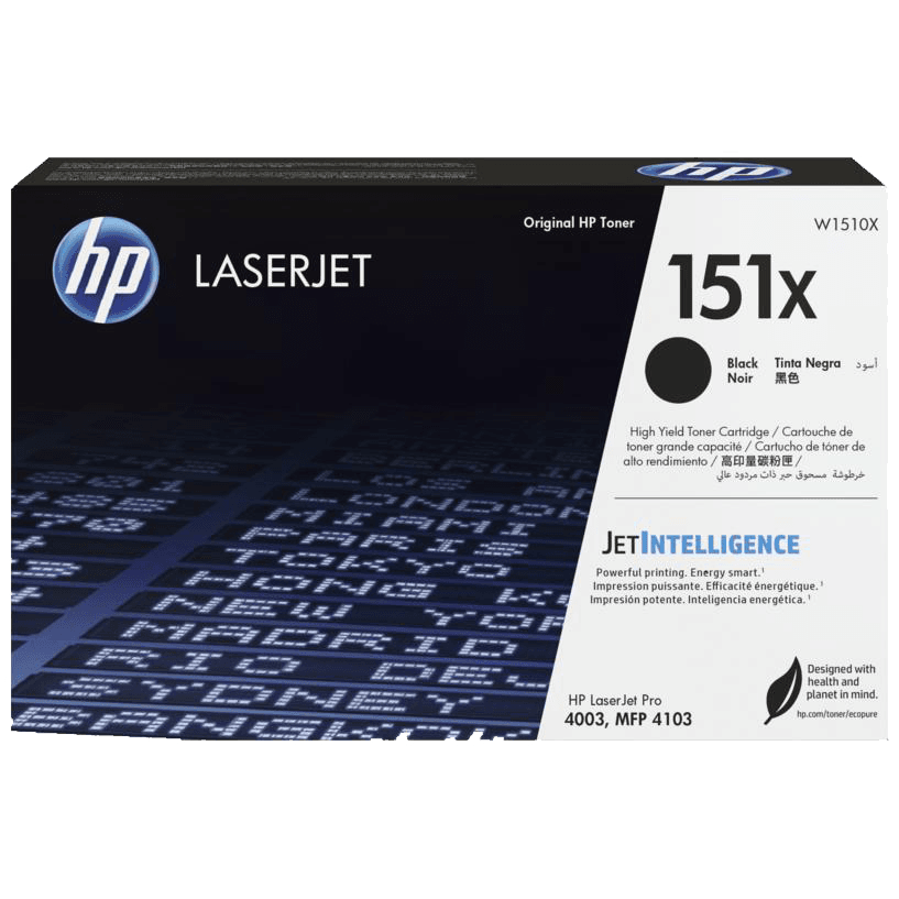Картридж лазерный HP 151X W1510X черный бар.в компл. (9700стр.) для HP HP LaserJet Pro 4003, 4103