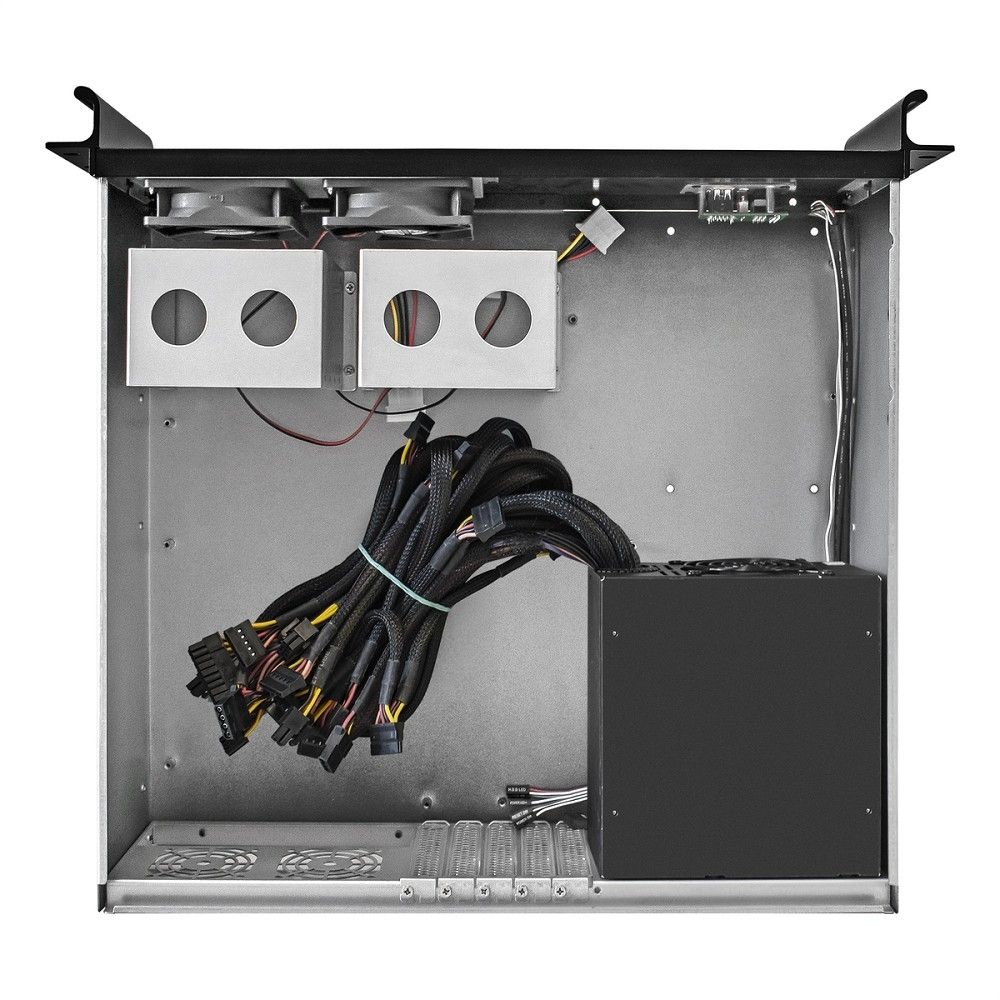 Exegate EX292703RUS Серверный корпус ExeGate Pro 3U390-11 <RM 19", высота 3U, глубина 390, БП 600ADS, USB>