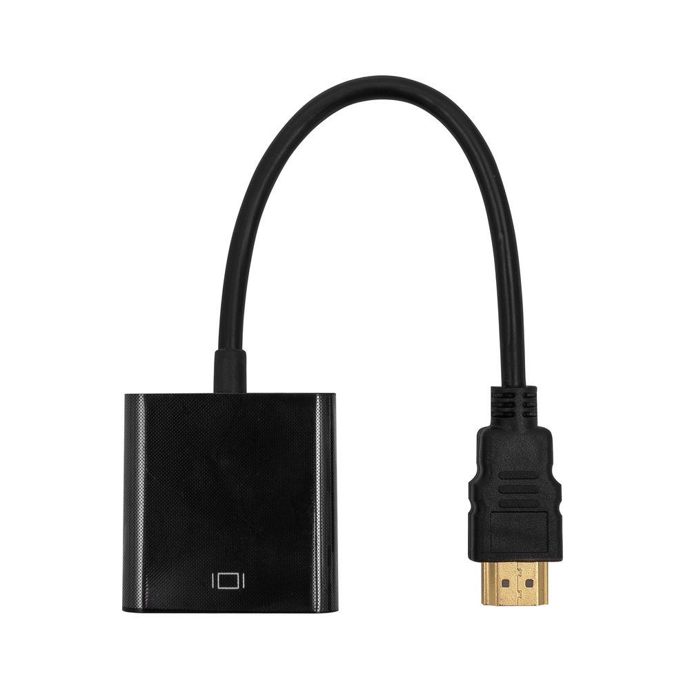Bion Переходник с кабелем HDMI - VGA, 19M/15F, длина кабеля 15см [BXP-A-HDMI-VGA-04]