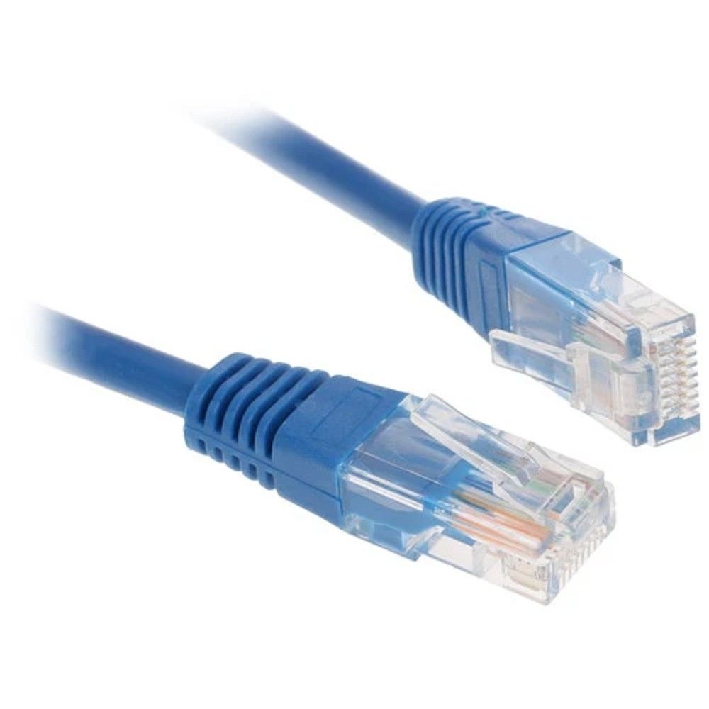 Патч-корд Premier PP12-3M/B 1000Гбит/с UTP 4 пары cat.5E CCA molded 3м синий RJ-45 (m)-RJ-45 (m)