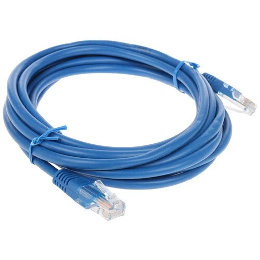 Патч-корд Premier PP12-3M/B 1000Гбит/с UTP 4 пары cat.5E CCA molded 3м синий RJ-45 (m)-RJ-45 (m)