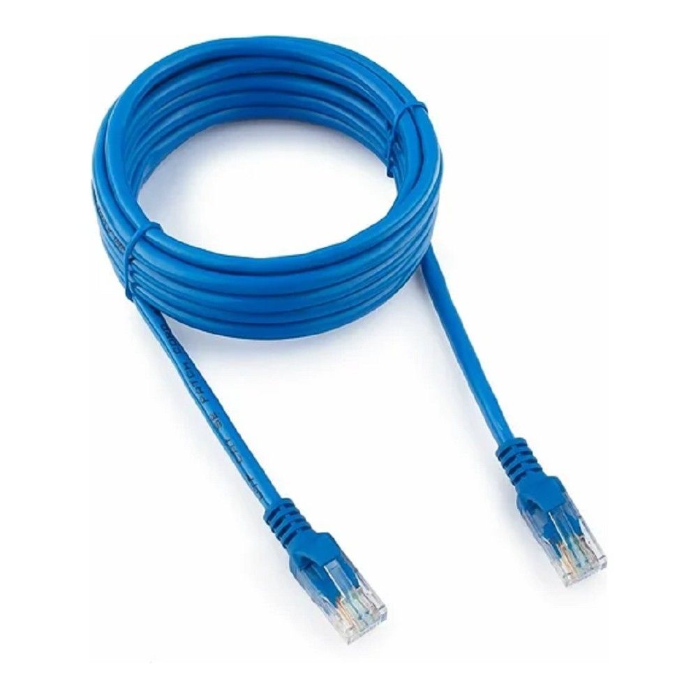 Патч-корд Premier PP12-3M/B 1000Гбит/с UTP 4 пары cat.5E CCA molded 3м синий RJ-45 (m)-RJ-45 (m)
