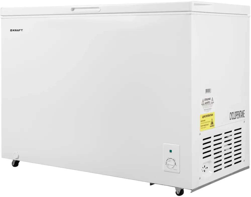 Морозильный ларь Kraft RX BD (W)-340RX белый 75Вт