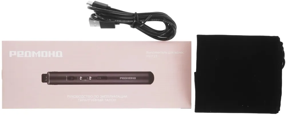 Выпрямитель Редмонд HS1723 70Вт черный макс.темп.:220С