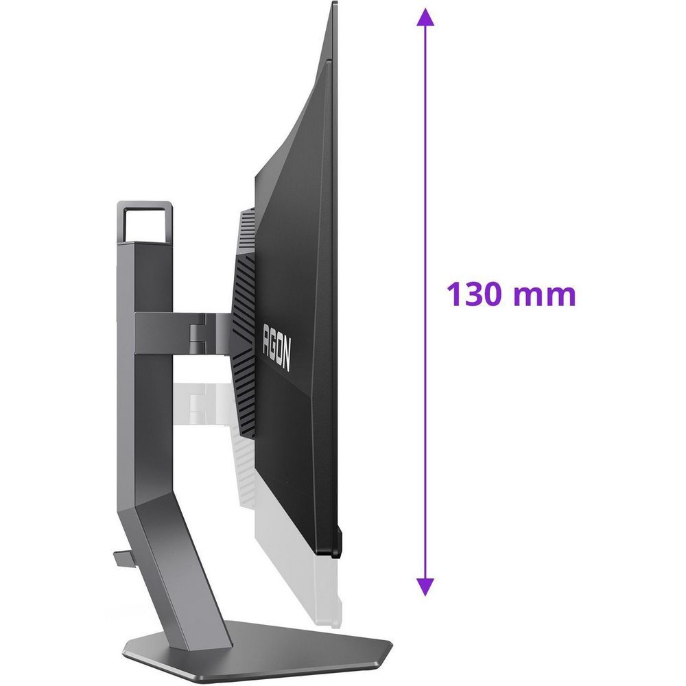 Монитор 26.5" AOC AGON AG276QKD2 QD-OLED, 2560x1440, 500Hz, 0,03ms, 1000сd/m, 1500000:1, HDR10 | 2xHDMI(2.1), DP(2.1), 4xUSB 3.2 | HAS, Pivot, Swivel, ExPSU, Speakers, Vesa 100, Black/Grey