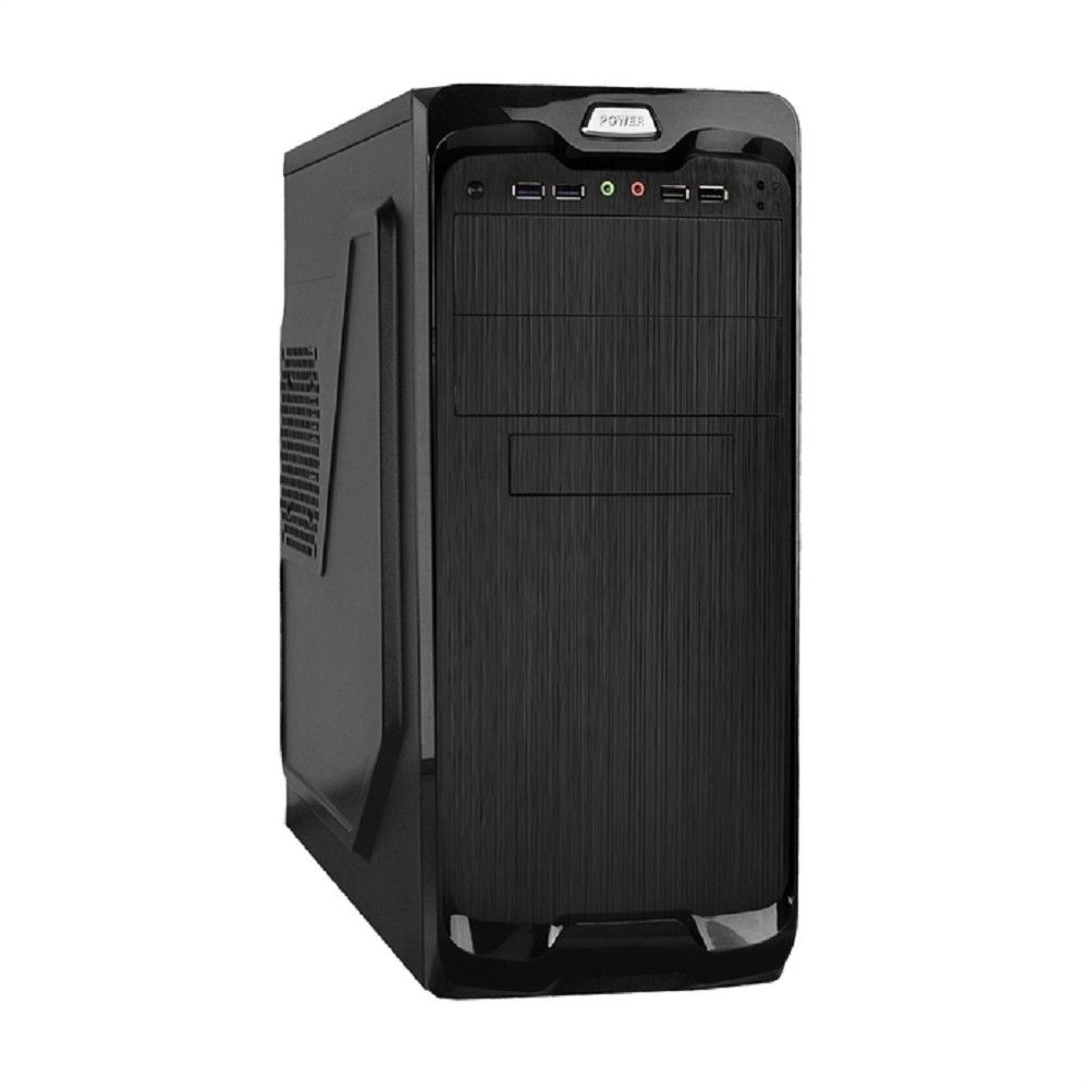 Exegate EX299340RUS Корпус Miditower ExeGate UN-604-UNS500 (ATX, БП UNS500 с вент. 12см, 2*USB+2*USB3.0, аудио, черный)