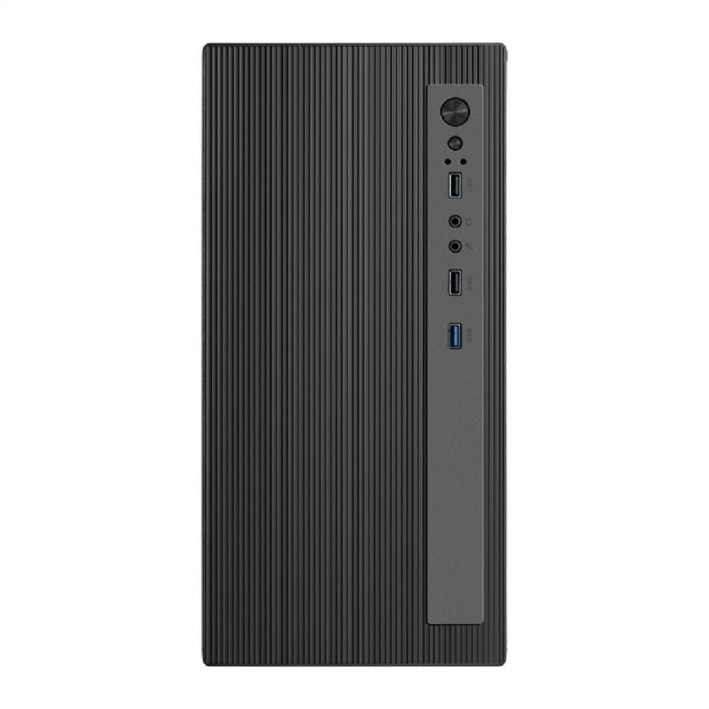 Exegate EX299221RUS Корпус Minitower ExeGate BAA-303MU-UNS400 (mATX, БП UNS400 с вент. 12см, 2*USB+1*USB3.0, HD Audio, черный)