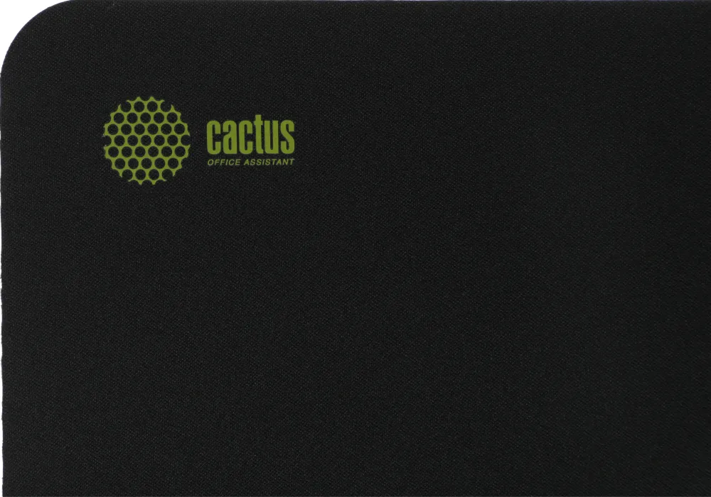 Коврик для мыши Cactus Black черный 220x180x2мм (CS-MP-P01XS)