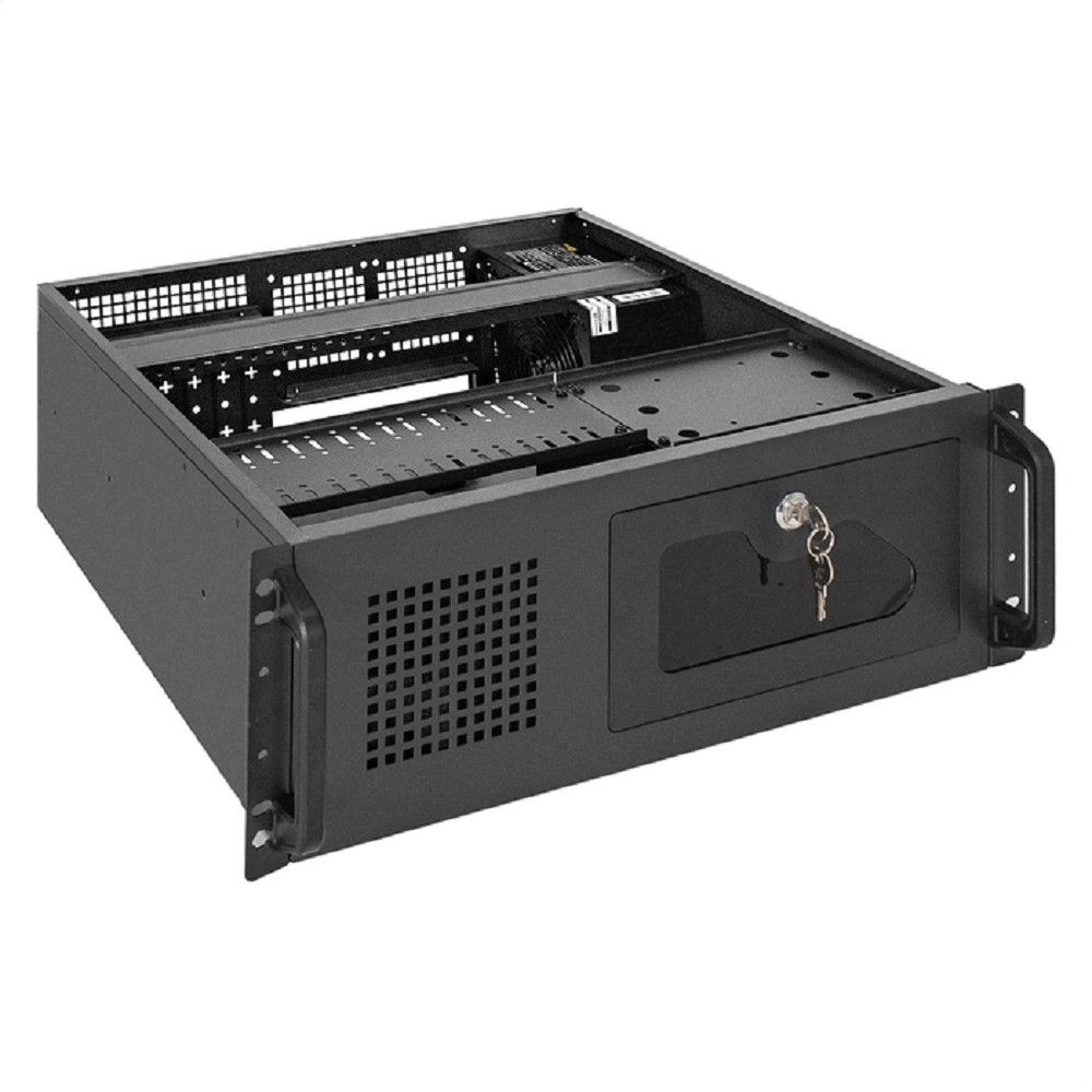 Exegate EX300076RUS Серверный корпус ExeGate Pro 4U450-17 <RM 19", высота 4U, глубина 450, БП 900PAS, 2*USB>