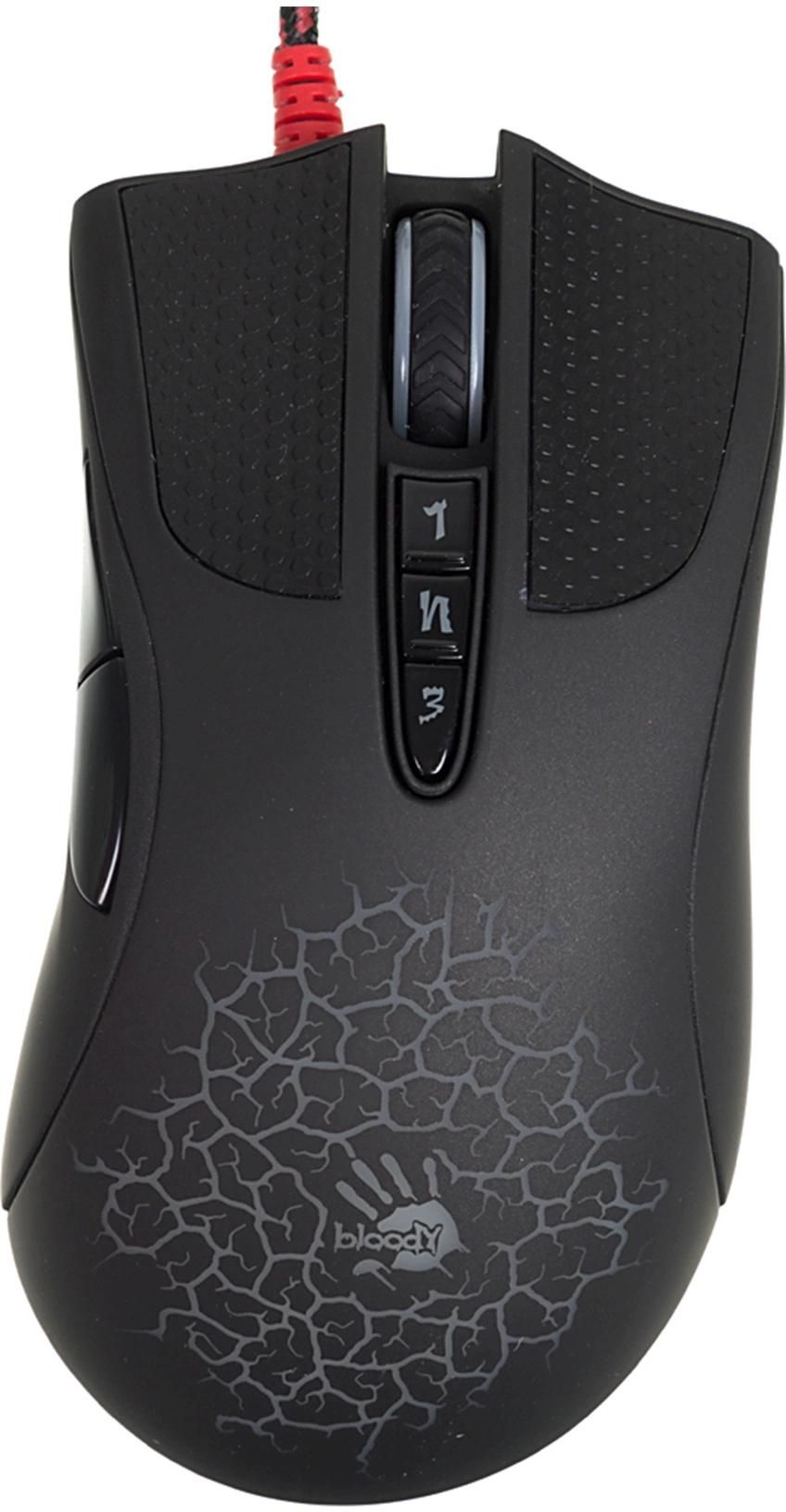 Мышь A4Tech Bloody A90 черный оптическая 6200dpi USB 8but
