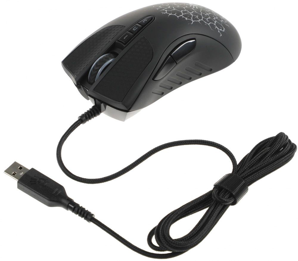 Мышь A4Tech Bloody A90 черный оптическая 6200dpi USB 8but