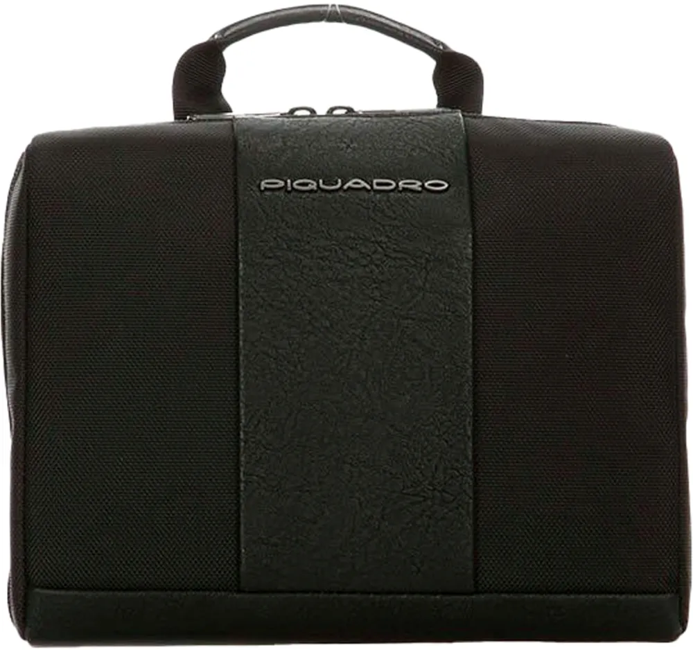 Косметичка Piquadro Brief2 BY3058BR2/N черный нейлон/натур.кожа