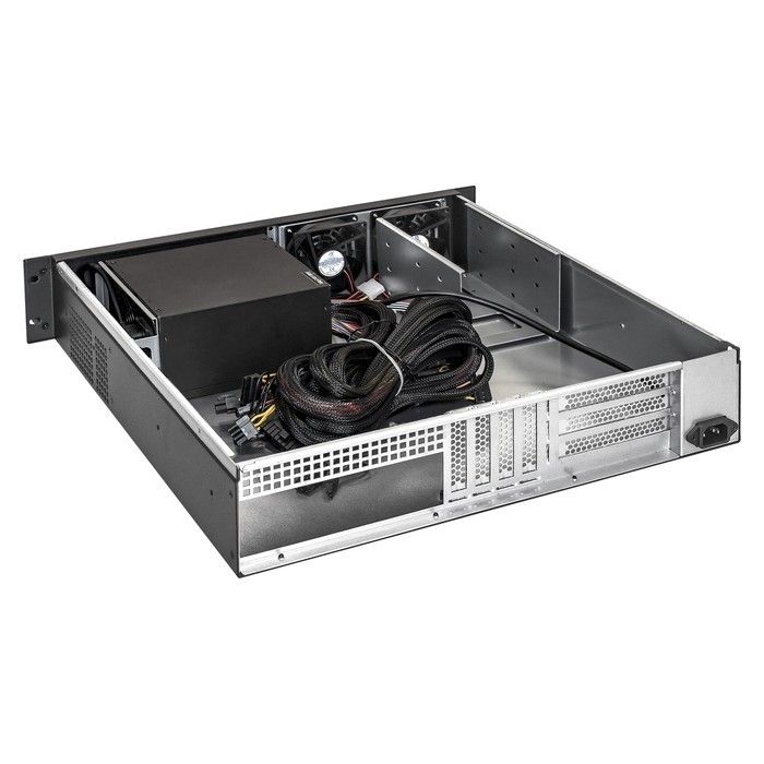 Exegate EX292560RUS Серверный корпус ExeGate Pro 2U450-03 <RM 19", высота 2U, глубина 450, БП 700ADS, USB>