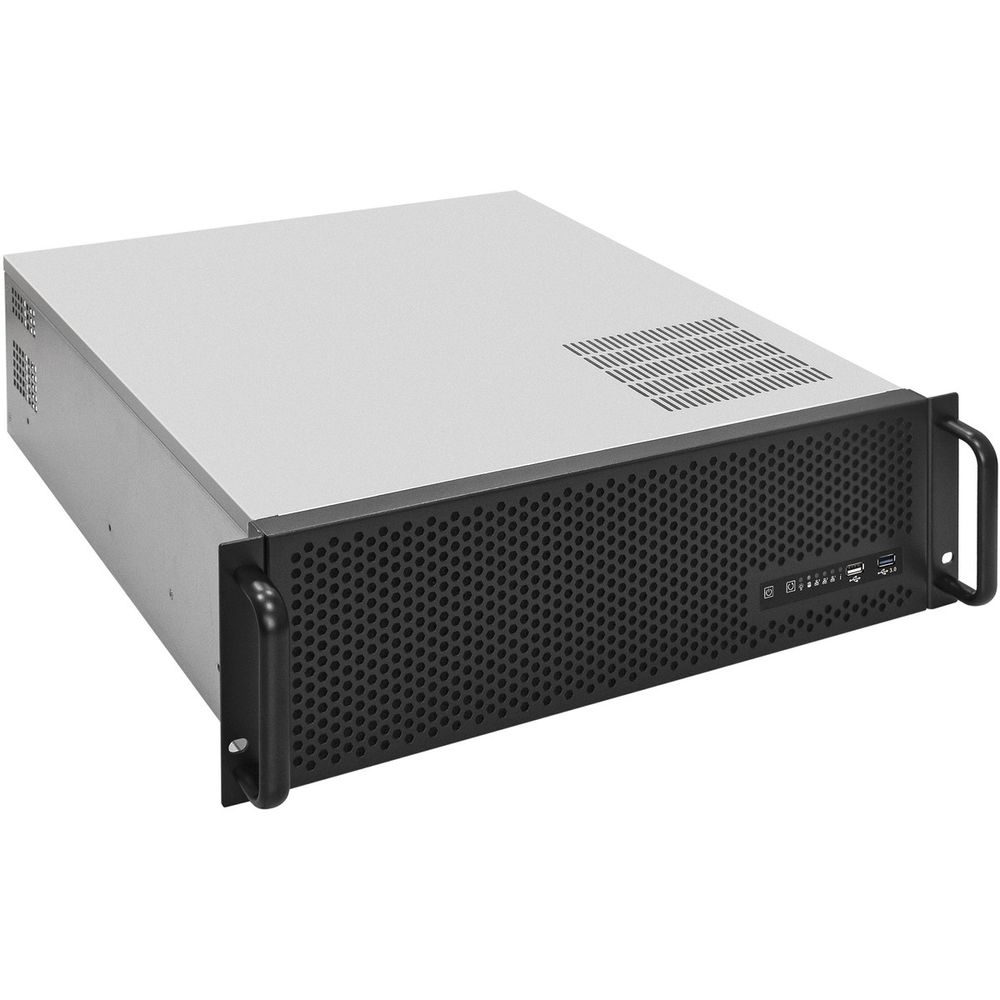 Exegate EX293921RUS Серверный корпус ExeGate Pro 3U450-09 <RM 19", высота 3U, глубина 450, БП 2U-700ADS, USB>