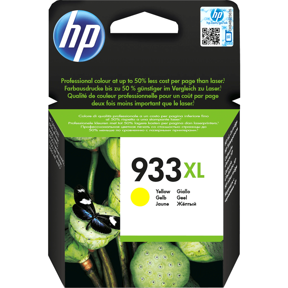 Картридж струйный HP 933XL CN056AE желтый (825стр.) для HP OJ 6700/7100