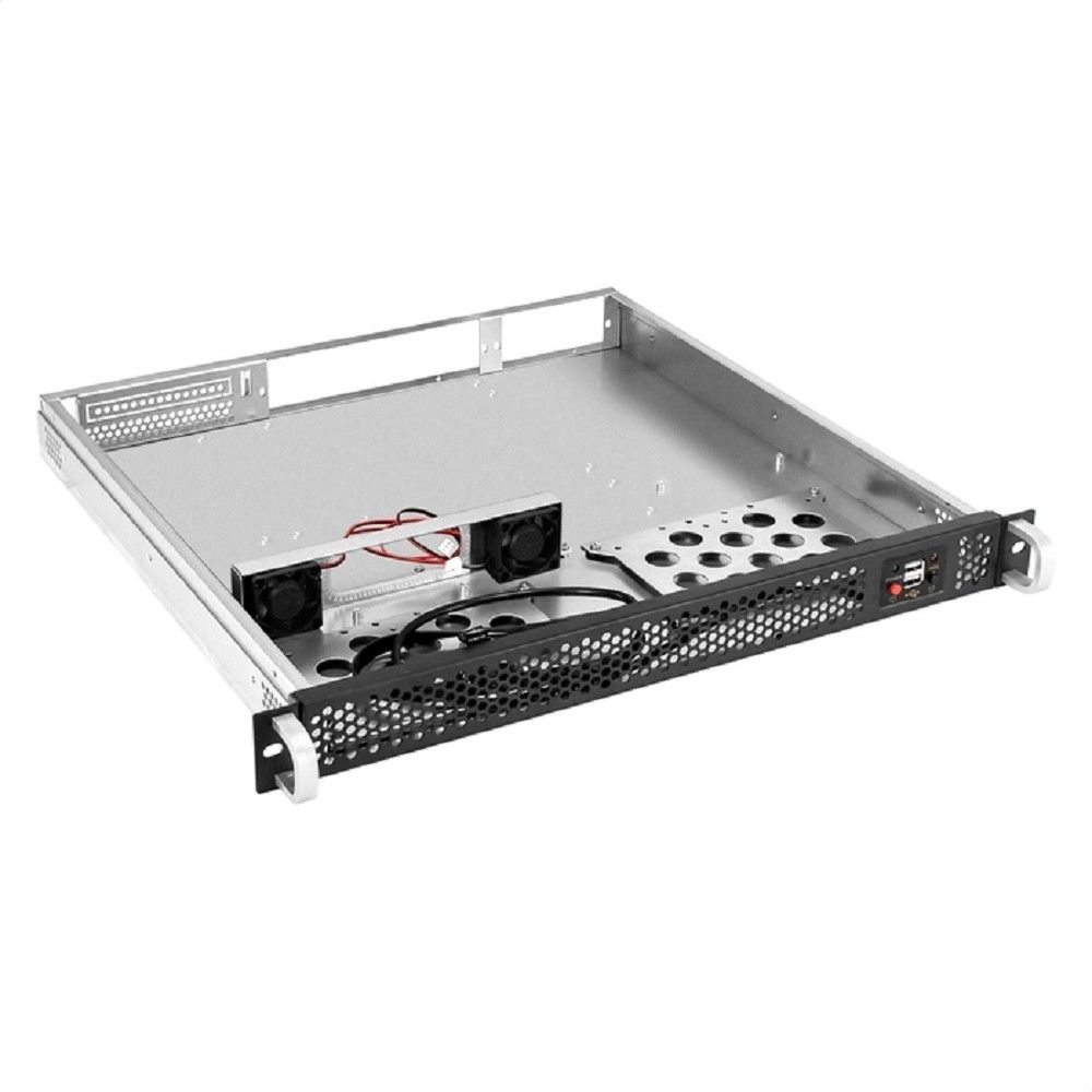 Exegate EX296162RUS Серверный корпус ExeGate Pro 1U430-02 <RM 19", высота 1U, глубина 430, без БП, USB>
