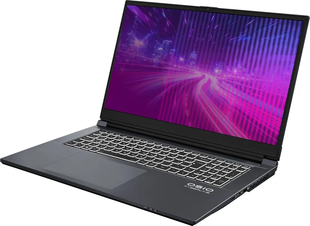Ноутбук Osio CyberLine C170i-001 Core i5 12600H 16Gb SSD512Gb NVIDIA RTX RTX 3050 6Gb 17.3" IPS FHD (1920x1080) без ОС dk.grey WiFi BT Cam 3410mAh
