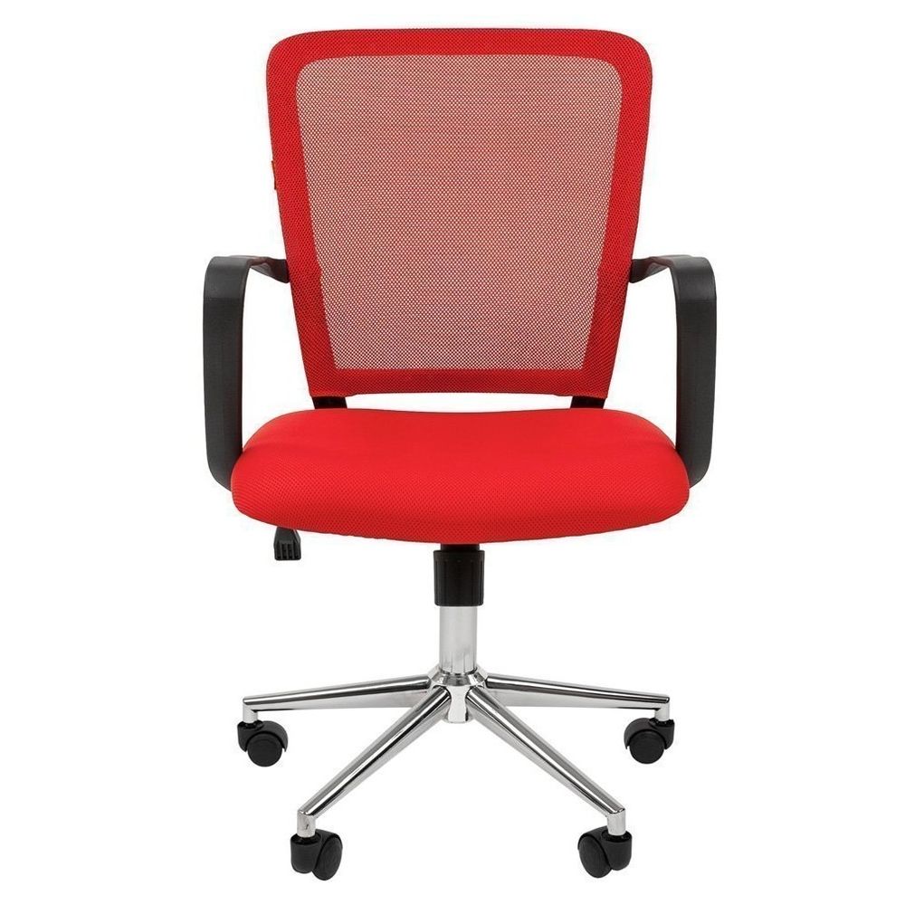 Офисное кресло Chairman 698 Россия TW-69 красный хром new (7077477)