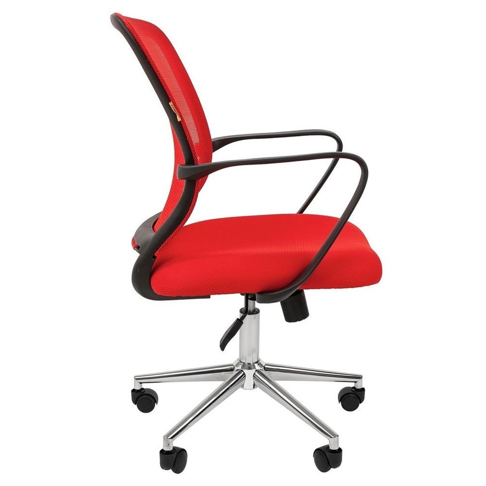 Офисное кресло Chairman 698 Россия TW-69 красный хром new (7077477)