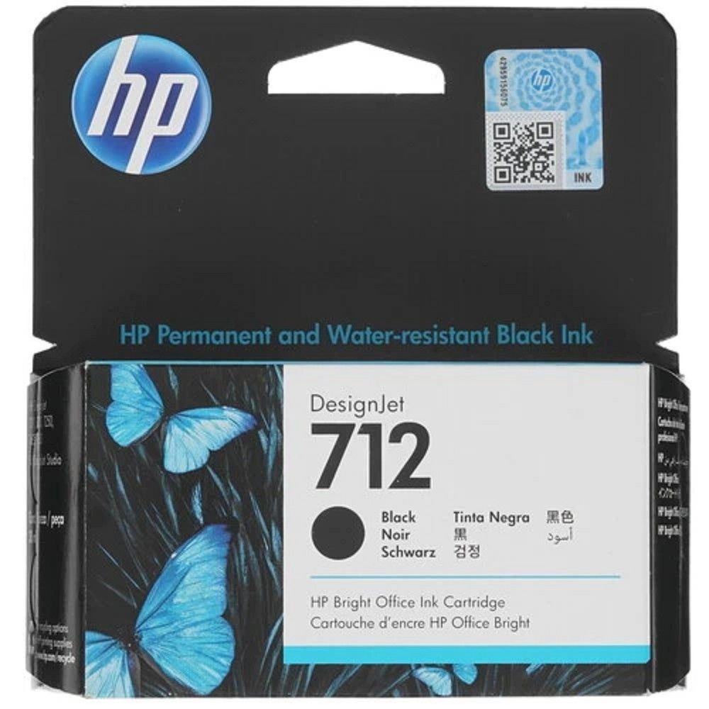 Картридж струйный HP 712 3ED70A черный (38мл) для HP DJ Т230/630
