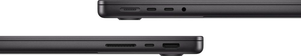 Ноутбук Apple MacBook Pro A3112 M4 10 core 16Gb SSD1Tb/10 core GPU 14.2" Liquid Retina XDR (3024x1964) macOS black WiFi BT Cam (MW2V3LL/A)