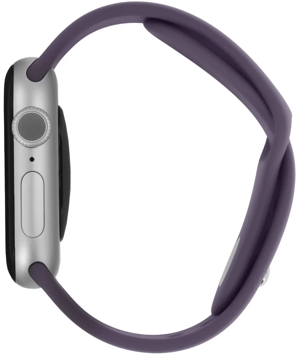 Смарт-часы Apple Watch Series 11 A3333 46мм OLED корп.серебристый Sport Band рем.фиолетовый разм.брасл.:M/L (MEVA4AM/A)