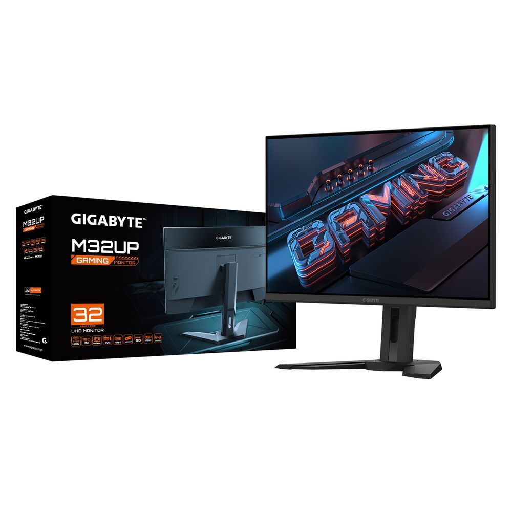 Монитор 31.5" Gigabyte M32UP Black (31,5 " IPS, 3840 x 2160,160Hz, 2xHDMI 2.1, DP 1.4, 4xUSB 3.2, USB Type-C, 1 ms,178°/178°, 350 cd/m, 1000:1 )