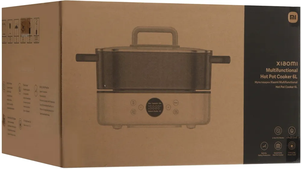 Мультиварка-электрогриль Xiaomi multiPRO Multifunctional Hot Pot Cooker 6L 6л 2000Вт белый