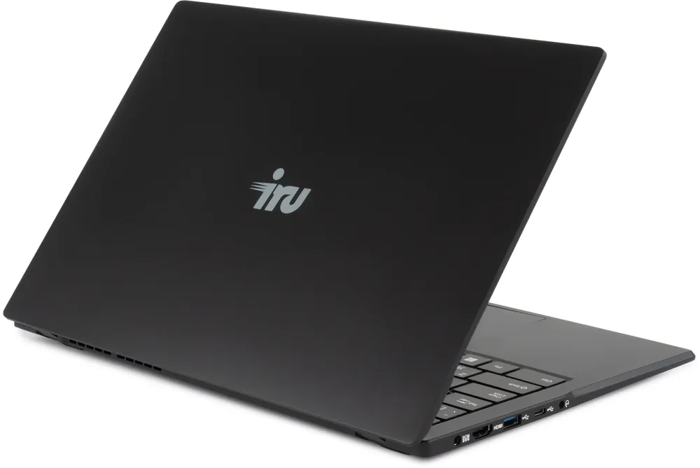 Ноутбук IRU Planio 14ING N-series N100 8Gb SSD512Gb Intel UHD Graphics 14" IPS FHD (1920x1080) FreeDOS black WiFi BT Cam 6000mAh (2058899)