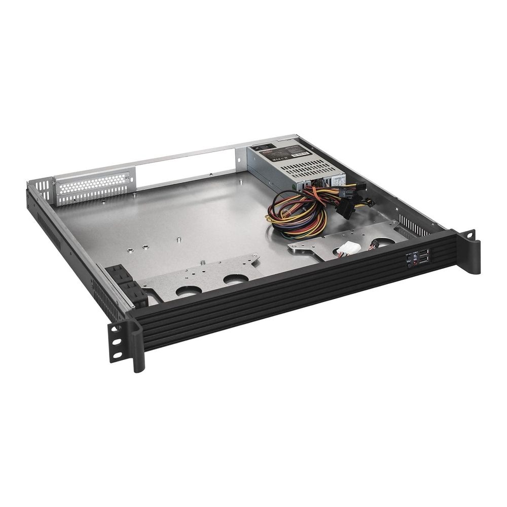 Exegate EX279777RUS Серверный корпус Exegate Pro 1U390-01 <RM 19", высота 1U, глубина 390, БП 350DS, USB>