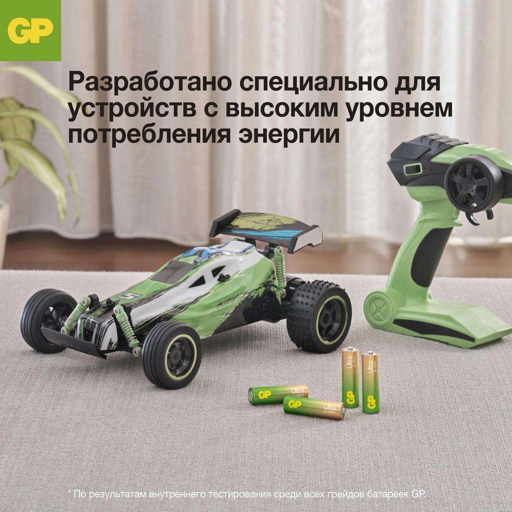 Батарея GP Ultra Alkaline 15AUA21-2CRSBC4 AA (4шт) блистер