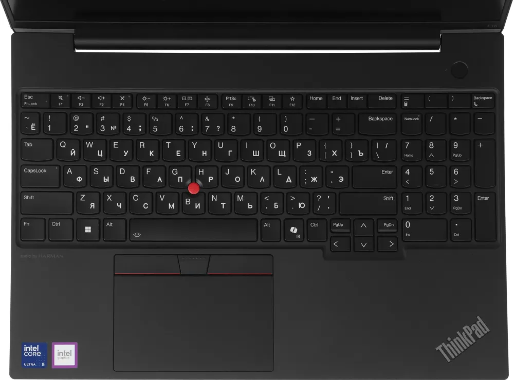 Ноутбук Lenovo ThinkPad E16 G2 Core Ultra 5 125U 32Gb SSD512Gb Intel Graphics 16" IPS WUXGA (1920x1200) без ОС black WiFi BT Cam (21MAS04600_32G)