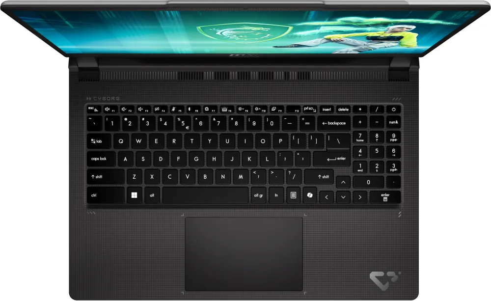 Ноутбук MSI Cyborg 15 C13WE-230XRU Core i5 13420H 16Gb SSD512Gb NVIDIA GeForce RTX5050 8Gb 15.6" IPS FHD (1920x1080) FreeDOS grey WiFi BT Cam (9S7-15T121-230)