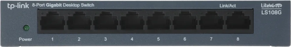 Коммутатор TP-Link LS108G (L2) 8x1Гбит/с неуправляемый