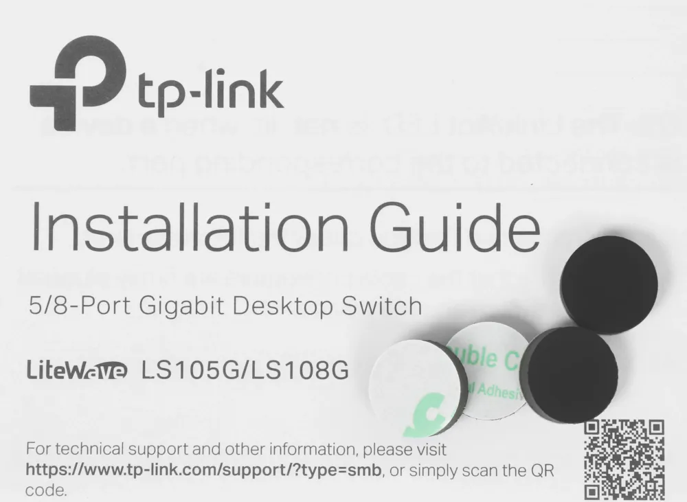 Коммутатор TP-Link LS108G (L2) 8x1Гбит/с неуправляемый