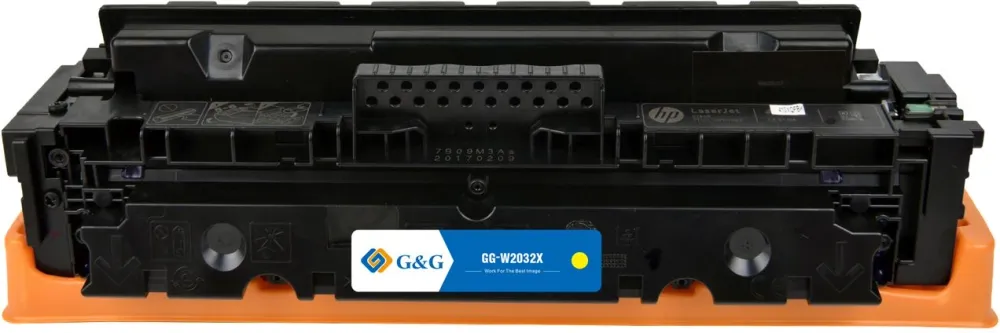 Картридж G&G 415X для HP CLJ M454/M479, с чипом (6 000стр.), желтый