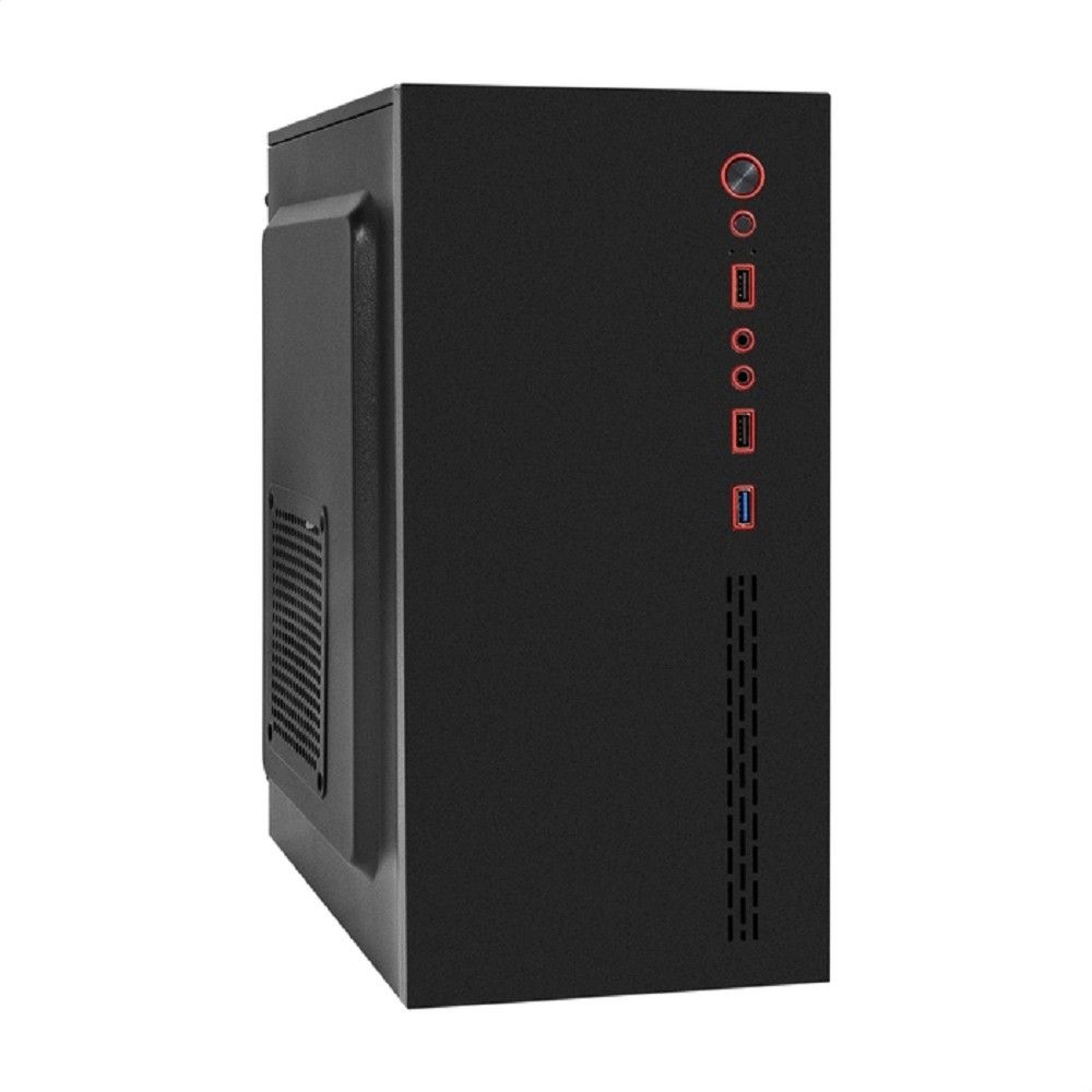 Exegate EX299257RUS Корпус Minitower ExeGate BAA-403U2-UNS400 (mATX, БП UNS400 с вент. 12см, 1*USB+2*USB3.0, HD Audio, черный)