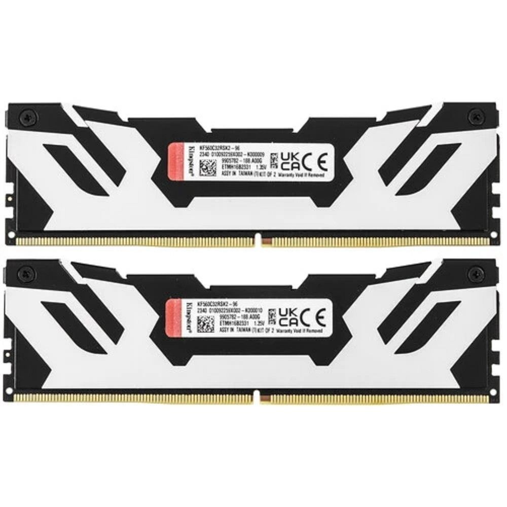 Kingston 96GB 6000MT/s DDR5 CL32 DIMM (Kit of 2) FURY Renegade KF560C32RSK2-96