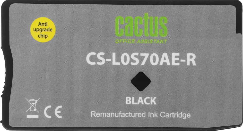 Картридж струйный Cactus CS-L0S70AE-R 953XL черный (54мл) для HP OJ Pro 7740/8210/8218/8710/8715 с чипом